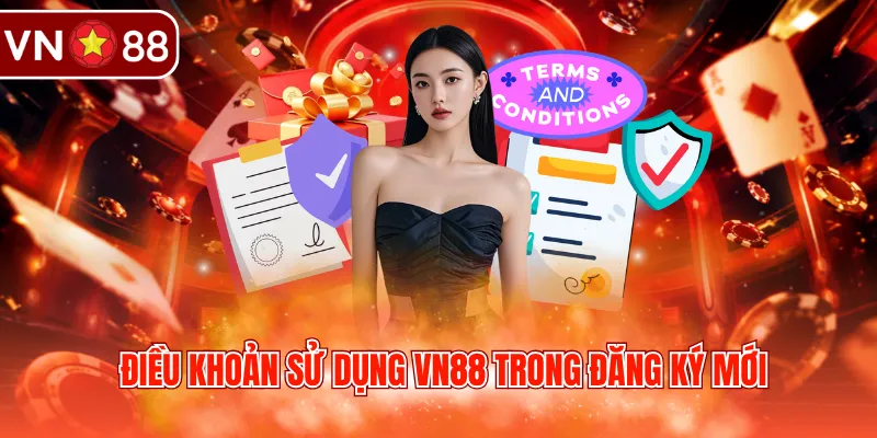 Điều khoản sử dụng VN88 trong đăng ký mới