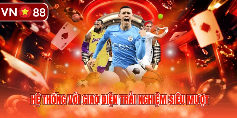Hệ thống với giao diện trải nghiệm siêu mượt